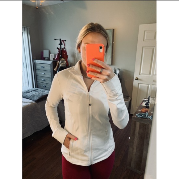 Lululemon White Define Jacket Long Sleeve - Picture 6 of 10